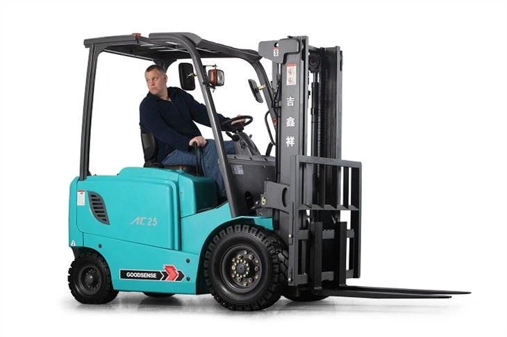 4 wheel electric forklift 2.5 ton