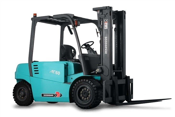 6 ton 4 wheel electric forklift